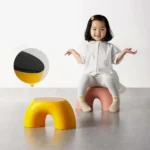 Simple Circular Small Bench Home Round Children Stool for Shoe Stool - Image 4