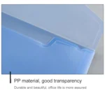 12 PCS A4 Clear Document Bag Paper File Folder Stationery School Office PP Case - Image 4