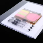 12 PCS A4 Clear Document Bag Paper File Folder Stationery School Office PP Case - Image 6