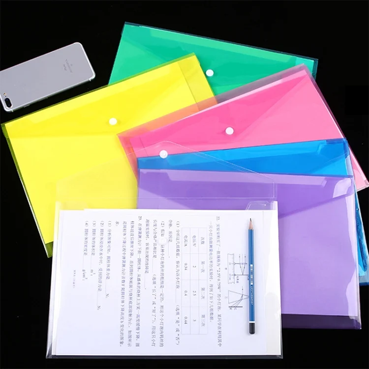 TBD0202429301A_7.webp 12 PCS A4 Clear Document Bag Paper File Folder Stationery School Office PP Case - Image 8