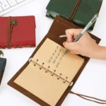 Spiral Notebook Diary Notepad Vintage Pirate Anchors PU Leather Stationery Gift Traveler Journal - Image 9