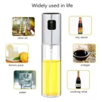 Kitchen Glass Olive Oil Spray Bottle Vinegar Oil Sprayer Seasoning Bottle - Image 5