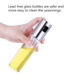 Kitchen Glass Olive Oil Spray Bottle Vinegar Oil Sprayer Seasoning Bottle - Image 7
