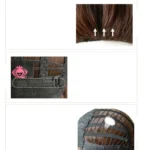 Women's Wool Long Hair With Bangs Natural Fluffy Wig - Image 9