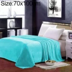 Solid Color Flannel Coral Fleece Blanket Super Soft Plaid Coverlet Sofa Cover Winter Warm Sheets Easy Wash Faux Fur Blankets