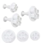 2 Set Silicone Hydrangea Fondant Cake Decorating Flower Blossom Mold - Image 2
