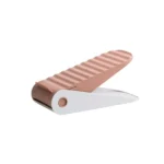 Household Adjustable Storage Dustproof Slippers Rack Shoe Cabinet Partition Layered Shoe Support Rack - Image 2