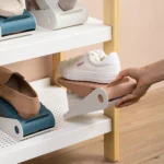Household Adjustable Storage Dustproof Slippers Rack Shoe Cabinet Partition Layered Shoe Support Rack - Image 6