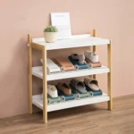 Household Adjustable Storage Dustproof Slippers Rack Shoe Cabinet Partition Layered Shoe Support Rack - Image 7