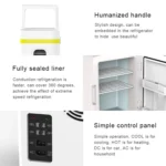 10L Mini Refrigerator Car Home Dual-use Small Dormitory Refrigerator, CN Plug - Image 3