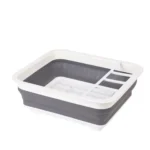 Foldable Dish Rack Tableware Rack Portable Bowl Rack Bowl Sink Design Drainage Basket - Image 2