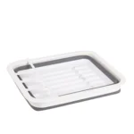 Foldable Dish Rack Tableware Rack Portable Bowl Rack Bowl Sink Design Drainage Basket - Image 3