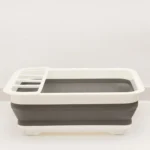 Foldable Dish Rack Tableware Rack Portable Bowl Rack Bowl Sink Design Drainage Basket - Image 4
