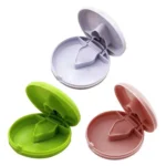 Round Medicine Cutter Stainless Steel Blade Plastic Medicine Dispensing Box - Image 6