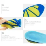 Thickening Shock Absorption Sports Insoles Running Slip Anti-Pain Sweat-Absorbent Breathable Basketball Military Training Insoles - Image 3