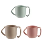 Children Wheat Fiber Drinking Cup Anti-Scalding Milk Cup - Image 3