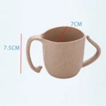Children Wheat Fiber Drinking Cup Anti-Scalding Milk Cup - Image 6