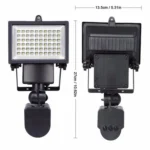 Outdoor Solar Sensor Security Flood Light Spot Lamp Energy Saving Solar Lights - Image 3