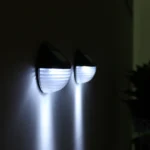 2 PCS Solar Power Light Sensor 6 Energy Saving Lamp LED Wall Light Outdoor Garden Fence Waterproof Lamp Night Light - Image 2