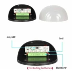 2 PCS Solar Power Light Sensor 6 Energy Saving Lamp LED Wall Light Outdoor Garden Fence Waterproof Lamp Night Light - Image 4