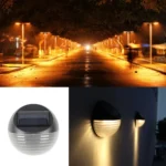 2 PCS Solar Power Light Sensor 6 Energy Saving Lamp LED Wall Light Outdoor Garden Fence Waterproof Lamp Night Light - Image 6