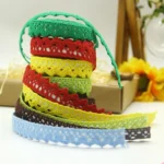 5 PCS Cotton Lace Fabric White Crochet Lace Roll Ribbon Knit Adhesive Tape Sticker Craft Decoration Stationery Supplies - Image 6