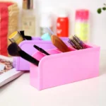 2 PCS Multi-function 4 Grid Desktop Pen Holder Office School Storage Case Plastic Box Desk Pen Pencil Organizer - Image 4