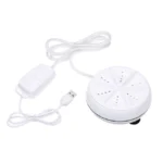 Portable Mini Washing Machine Ultrasonic Turbine Clothes Mini Washer with USB Cable Convenient for Travel