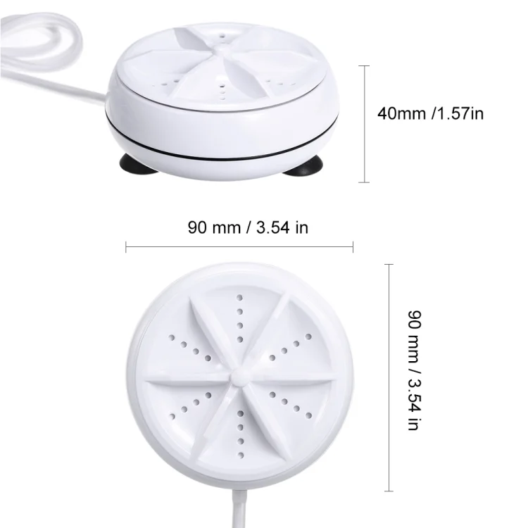 TBD0268644601_2.webp Portable Mini Washing Machine Ultrasonic Turbine Clothes Mini Washer with USB Cable Convenient for Travel - Image 3