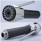 Kitchen Sink Chrome Faucet Nozzle Replacement Head Hand-held ABS Sprinkler - Image 2