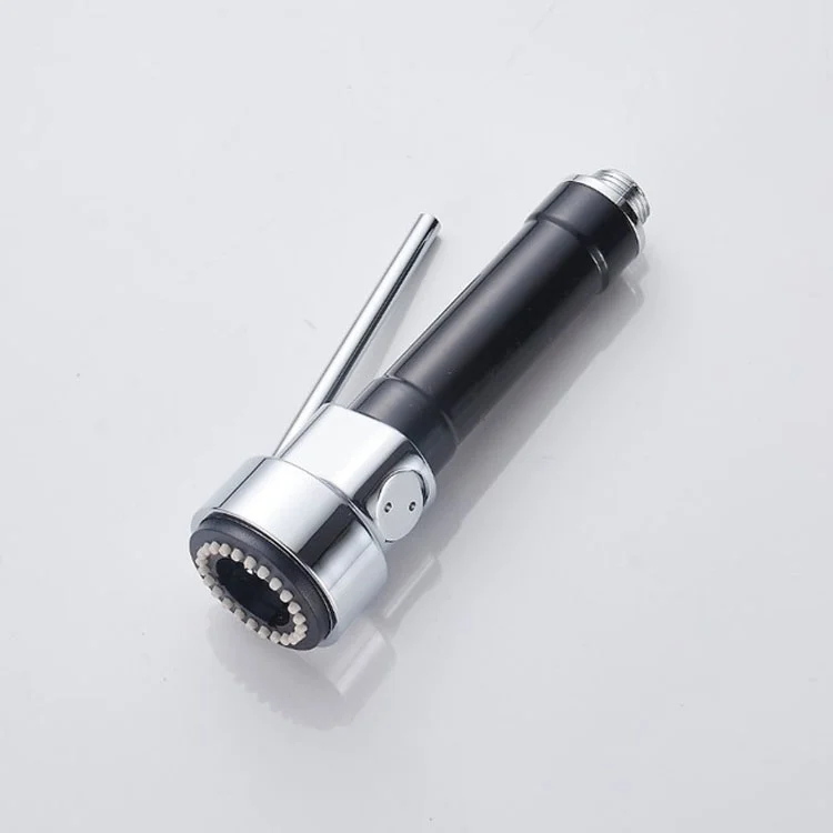 TBD02689108_2.webp Kitchen Sink Chrome Faucet Nozzle Replacement Head Hand-held ABS Sprinkler - Image 3