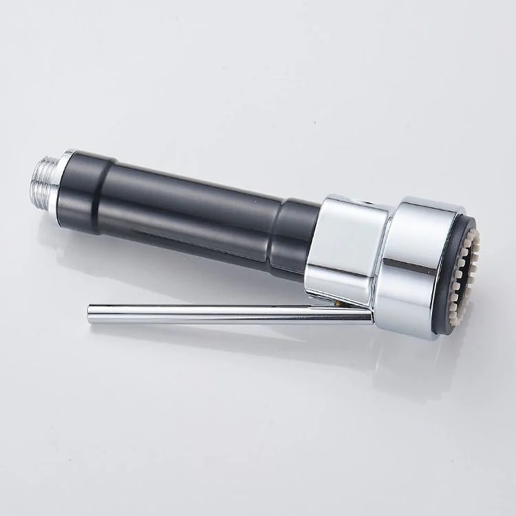 TBD02689108_3.webp Kitchen Sink Chrome Faucet Nozzle Replacement Head Hand-held ABS Sprinkler - Image 4
