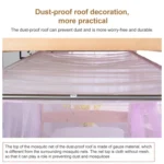 Single-door Mosquito Net Square Roof for Home Student Dormitory - Image 3