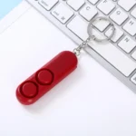 5 PCS 120dB Loud Volume Women Anti-Wolf Alarm Keychain, Random Color Delivery - Image 4