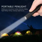 Mini LED Pen-shaped Strong Flashlight Pen Clip Torch - Image 3