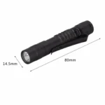 Mini LED Pen-shaped Strong Flashlight Pen Clip Torch - Image 8