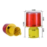 Night Solar Warning Construction Safety Warn Flash Lights Signal Light - Image 3