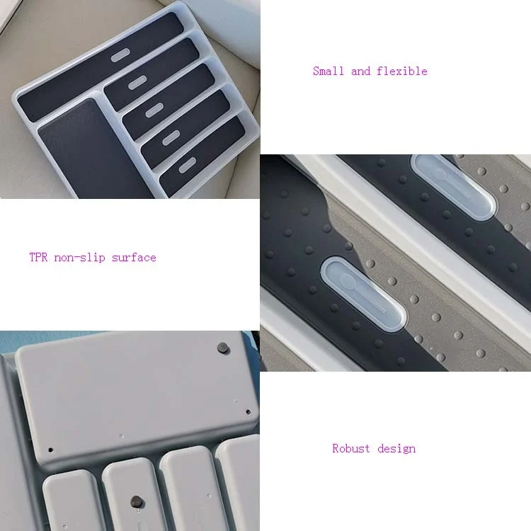 TBD02866871_4.webp Drawer Cutlery Tray Cutlery Storage Box Plastic Partition Storage Tray - Image 5