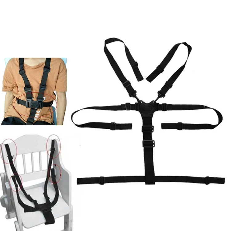TBD02883828.webp Five-point Child Safety Belt For Baby Stroller Seat Belt - Image 1