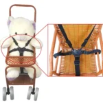 Five-point Child Safety Belt For Baby Stroller Seat Belt - Image 3