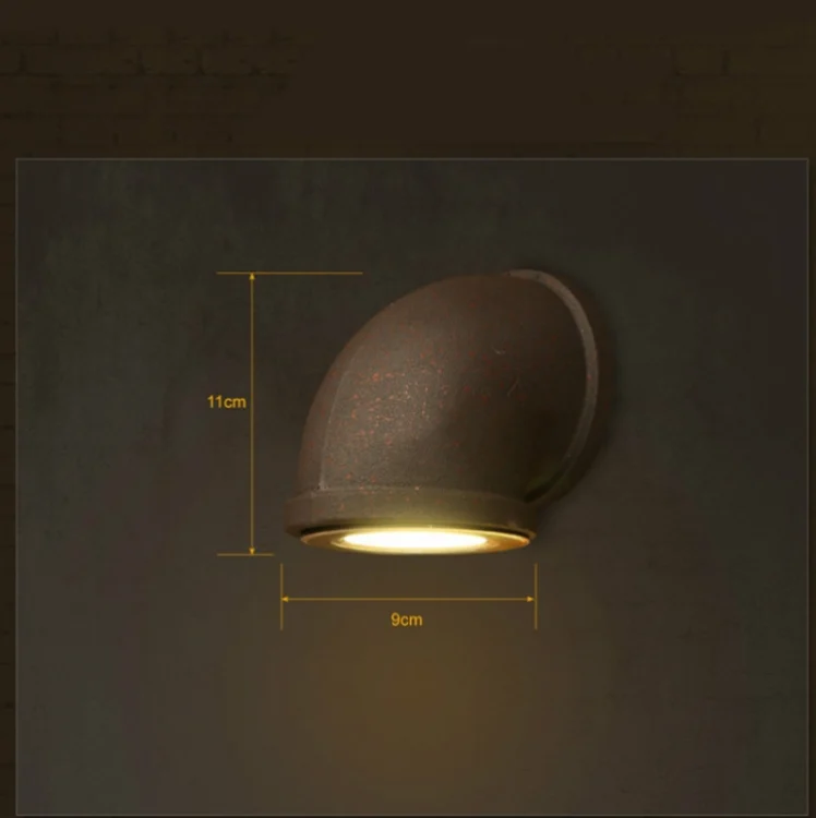 TBD0302075102_3.webp Single Head Conduit Loft Lamps Creative Stair Light Iron Art Porch Cafe Wall Lamps - Image 4