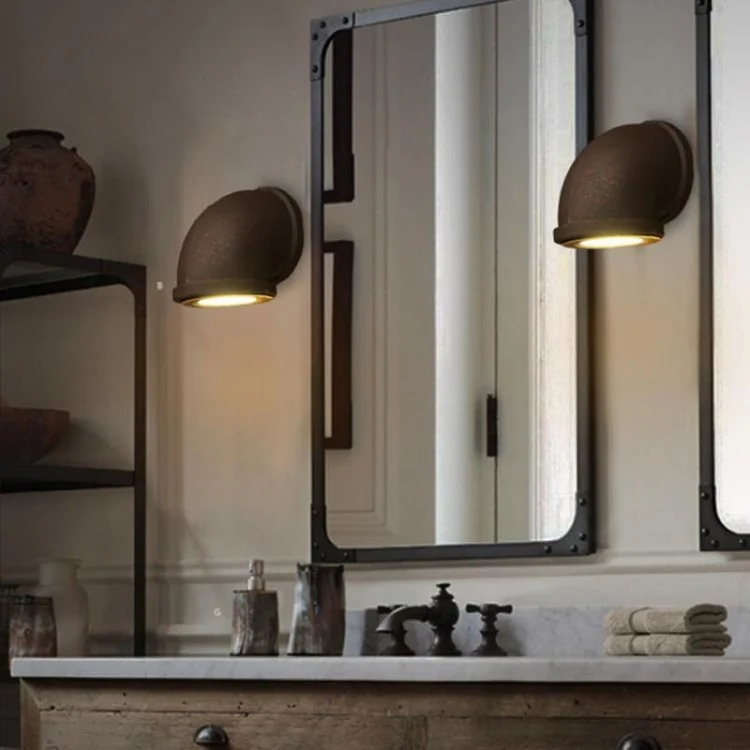 TBD0302075102_4.webp Single Head Conduit Loft Lamps Creative Stair Light Iron Art Porch Cafe Wall Lamps - Image 5