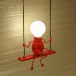 E27 LED Personality Creative Retro Wrought Iron Villain Wall Lamp without Bulb - Image 5