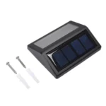 6 LEDs Solar Power IP55 Waterproof Light Sensor Wall Light Deck Lights - Image 4