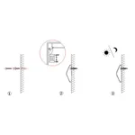 6 LEDs Solar Power IP55 Waterproof Light Sensor Wall Light Deck Lights - Image 6