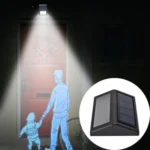 6 LEDs Solar Power IP55 Waterproof Light Sensor Wall Light Deck Lights - Image 8