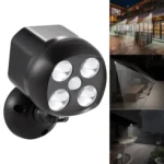 3W 4 LEDs SMD 3535 Outdoor Lighting Wireless Motion Sensor Outside Spotlight LED Wall Light