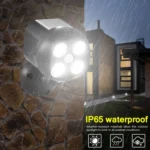 3W 4 LEDs SMD 3535 Outdoor Lighting Wireless Motion Sensor Outside Spotlight LED Wall Light - Image 7