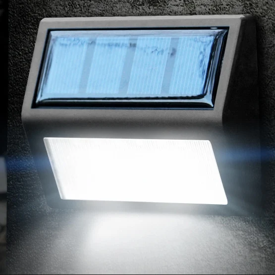 6 LEDs Outdoor IP65 Waterproof Garden Lamp LED Solar Power Light Sensor Emergency Wall Light