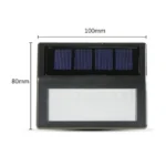 6 LEDs Outdoor IP65 Waterproof Garden Lamp LED Solar Power Light Sensor Emergency Wall Light - Image 6
